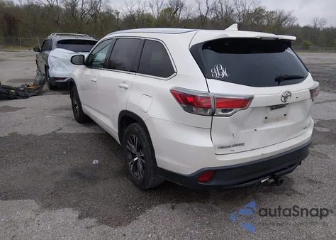 2016 Toyota Highlander Xle V6 from USA, damaged, VIN 5TDKKRFH3GS139096